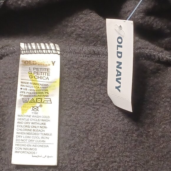 NEW Old Navy Panther Gray High Waisted Fleece Lined Fashion Layering Legging - Picture 11 of 13